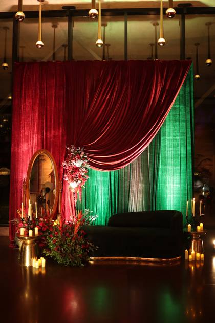 Backdrop and Stage — Sangeet decor — Alila Diwa Goa